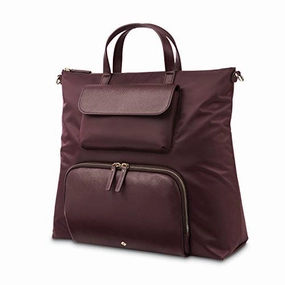 Samsonite Encompass Womens Convertible Brief Backpack Bordeaux