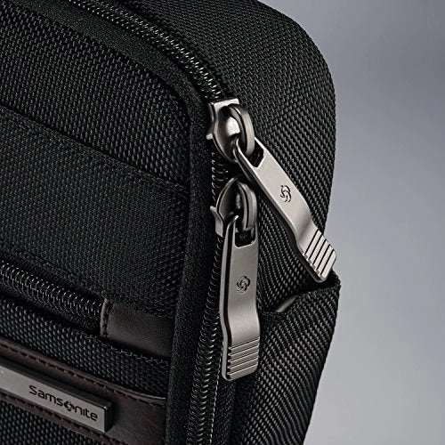 Samsonite Kombi Slimbrief Briefcase, Black/Brown