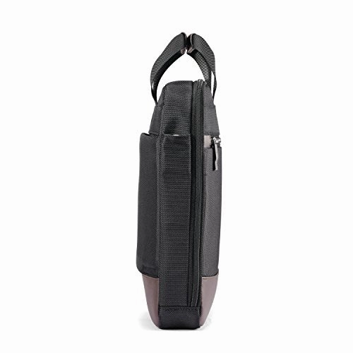 Samsonite Kombi Slimbrief Briefcase, Black/Brown
