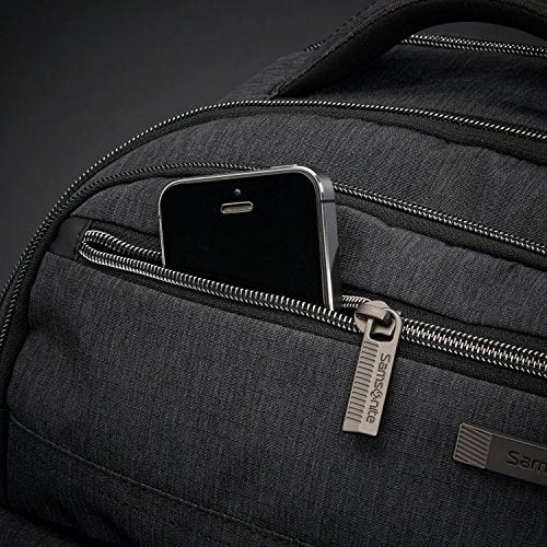 Samsonite Modern Utility Double Shot Backpack Laptop, Charcoal Heather One Size