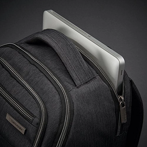 Samsonite Modern Utility Double Shot Backpack Laptop, Charcoal Heather One Size