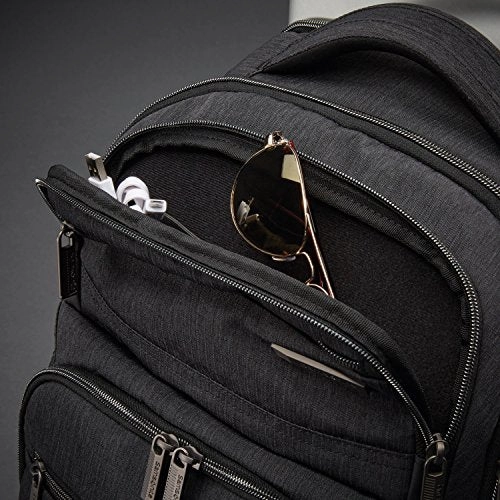 Samsonite Modern Utility Double Shot Backpack Laptop, Charcoal Heather One Size