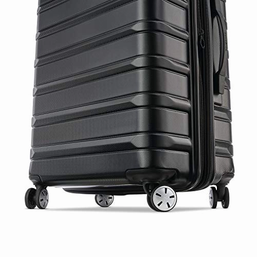 Samsonite Omni 2 Hardside Expandable Luggage with Spinner Wheels, Midnight Black, Carry-On 20-Inch