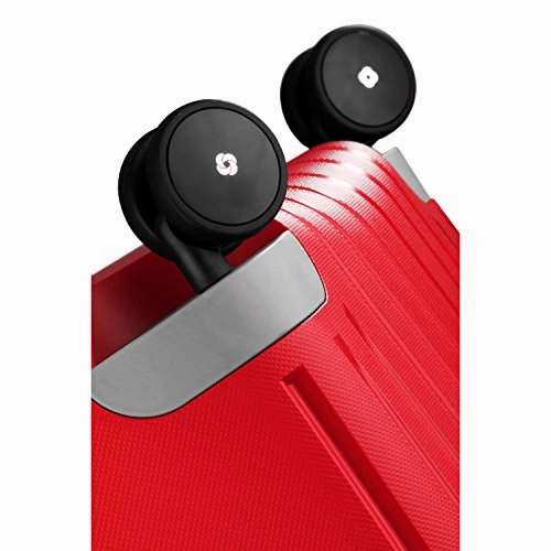 Samsonite S'Cure Hardside Carry On Luggage with Spinner Wheels, 20 Inch, Crimson Red