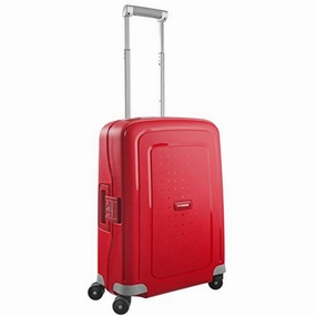 Samsonite S'Cure Hardside Carry On Luggage with Spinner Wheels, 20 Inch, Crimson Red