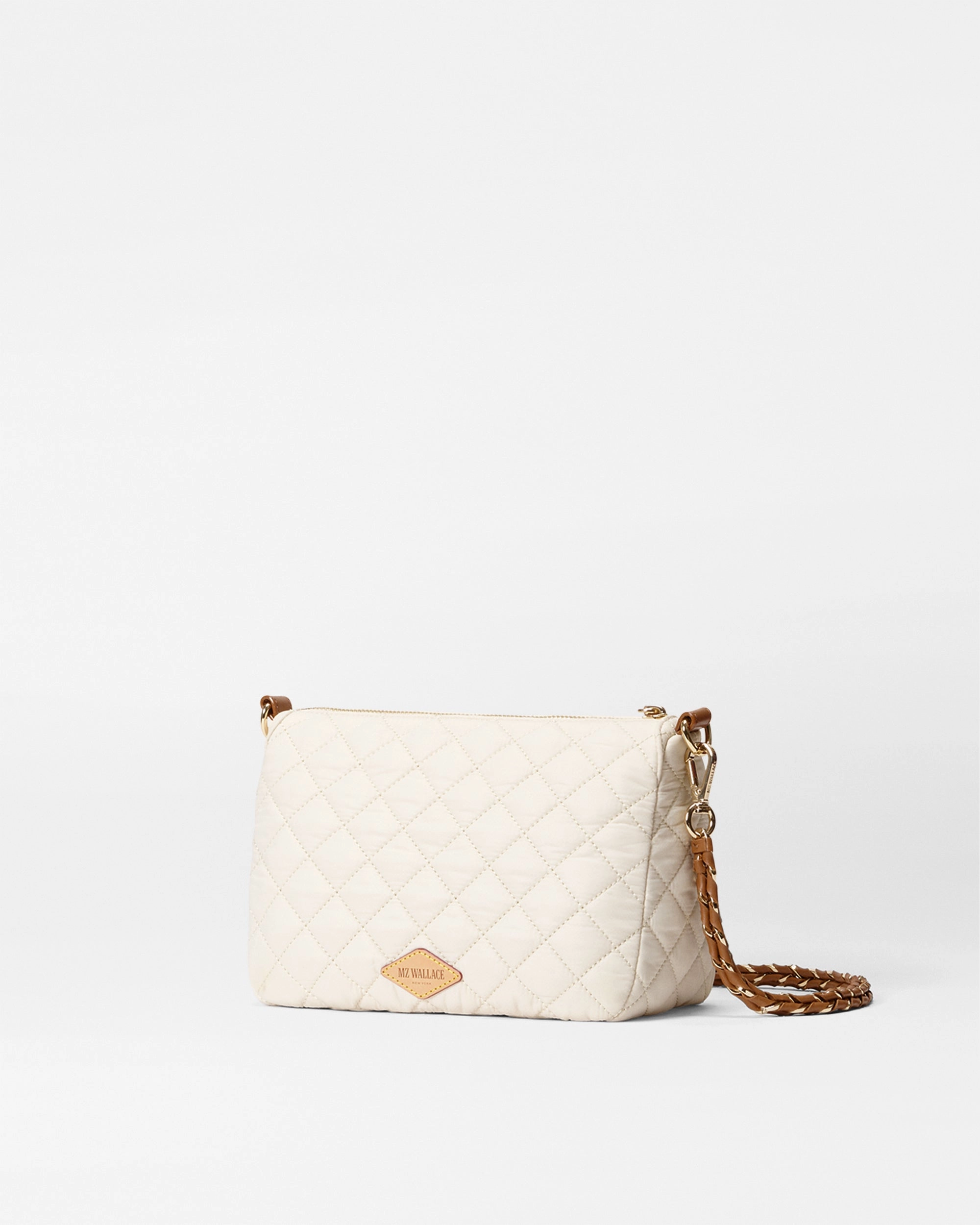 Sandshell with Brown Crosby Ella Crossbody