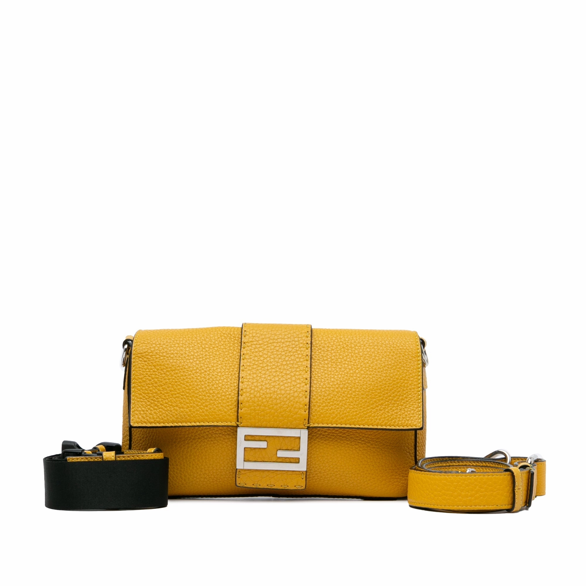Selleria Calfskin Convertible Baguette Crossbody