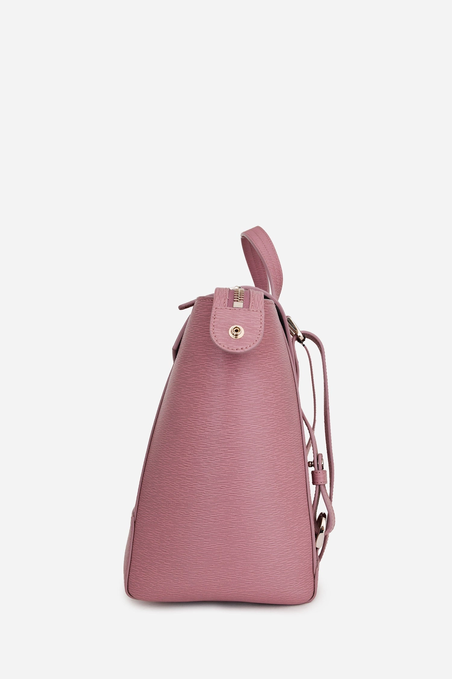 Senreve Purple Leather Maestra Convertible Backpack