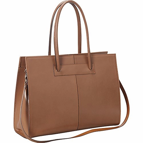 Sharo Leather Bags Women'S Genuine Leather Laptop Tote (Caf Ole)