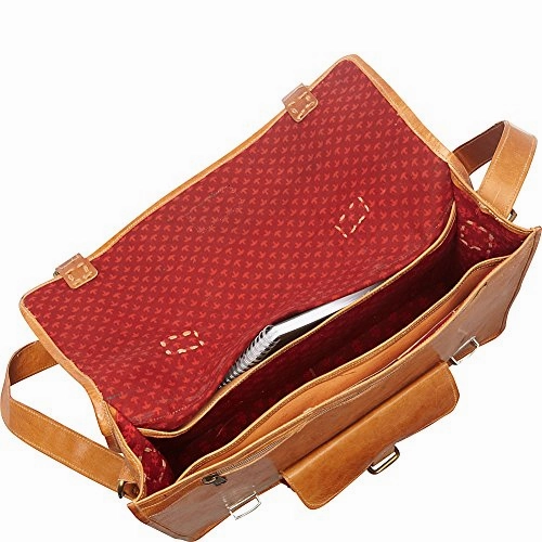 Sharo Leather Bags Women'S Messenger Bag And Brief (Orange-Yellow)