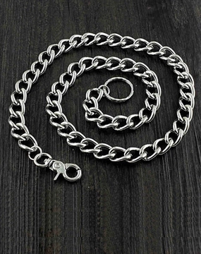 Silver Biker Wallet Chain Long Pants Chain Womens Jeans Chain Long Wallet Chain For Men