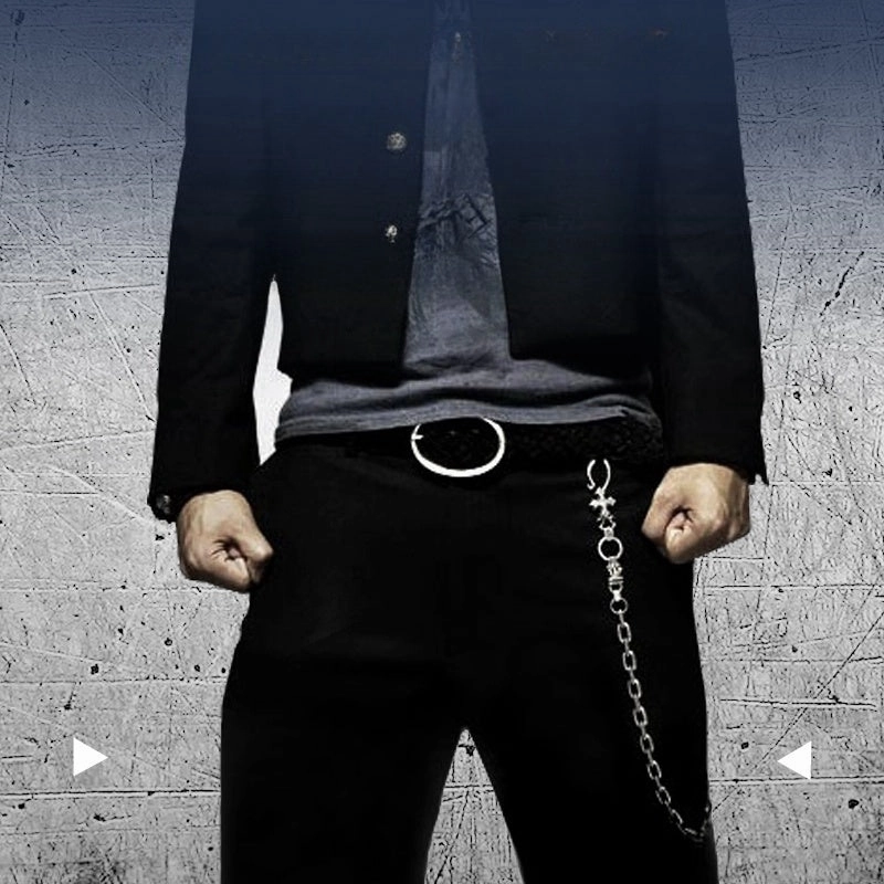 Silver Long Wallet Chain Mens Cross Pants Chain Cool Biker Wallet Chain For Men