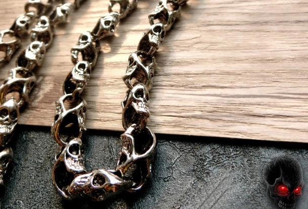 Skull biker trucker hook wallet Chain for chain wallet biker wallet trucker wallet