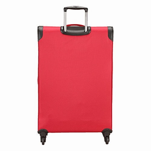 Skyway Mirage Superlight | 3-Piece Set | 24" and 28" Expandable Spinners, Travel Pillow (Formula 1 Red)