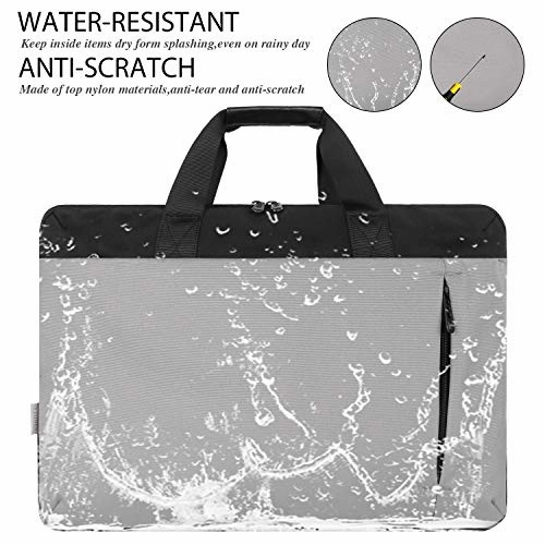 Slim Laptop Bag,17.3 Inch Laptop Carrying Case for Women Men Large Briefcase Sleeve with Handle
