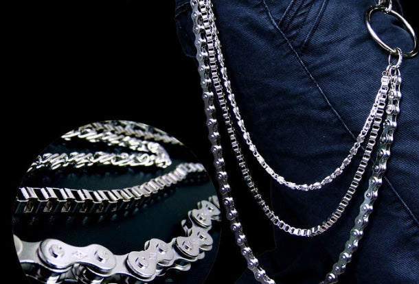 Sliver biker trucker punk hook wallet Chain for chain wallet biker wallet trucker wallet