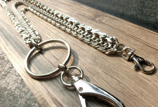 Sliver biker trucker punk hook wallet Chain for chain wallet biker wallet trucker wallet