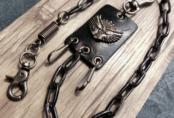 Sliver biker trucker punk key hook wallet Chain for chain wallet biker wallet trucker wallet