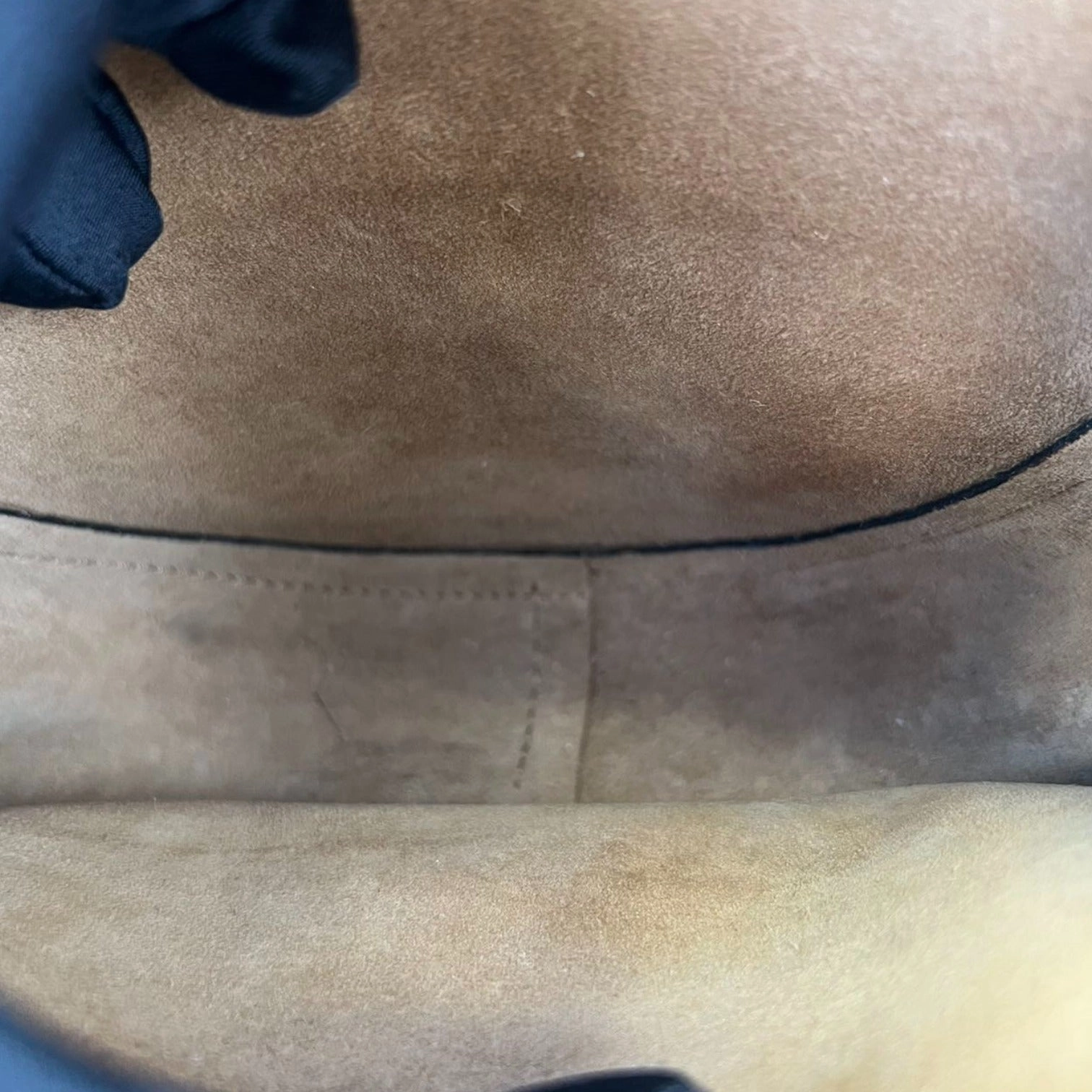 Small Gate Crossbody Grained Calfskin Brown GHW