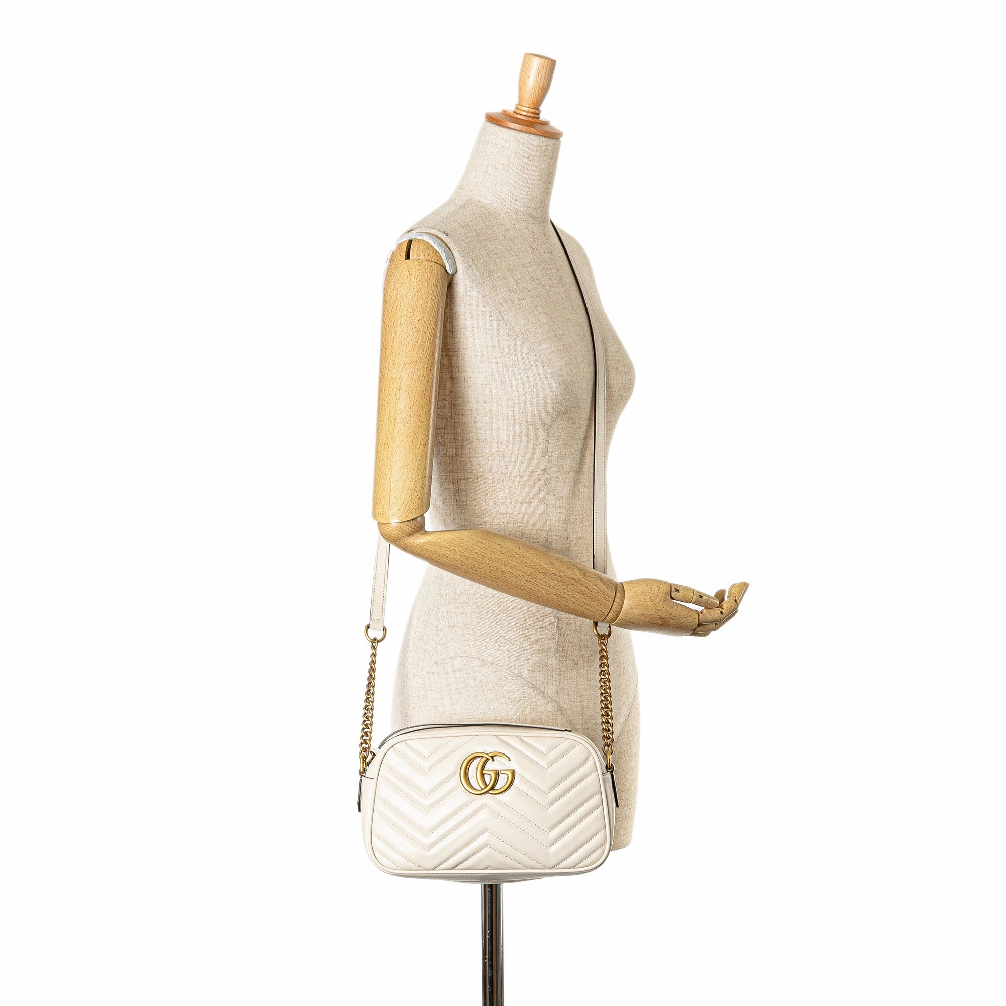 Small GG Marmont Matelasse Leather Crossbody