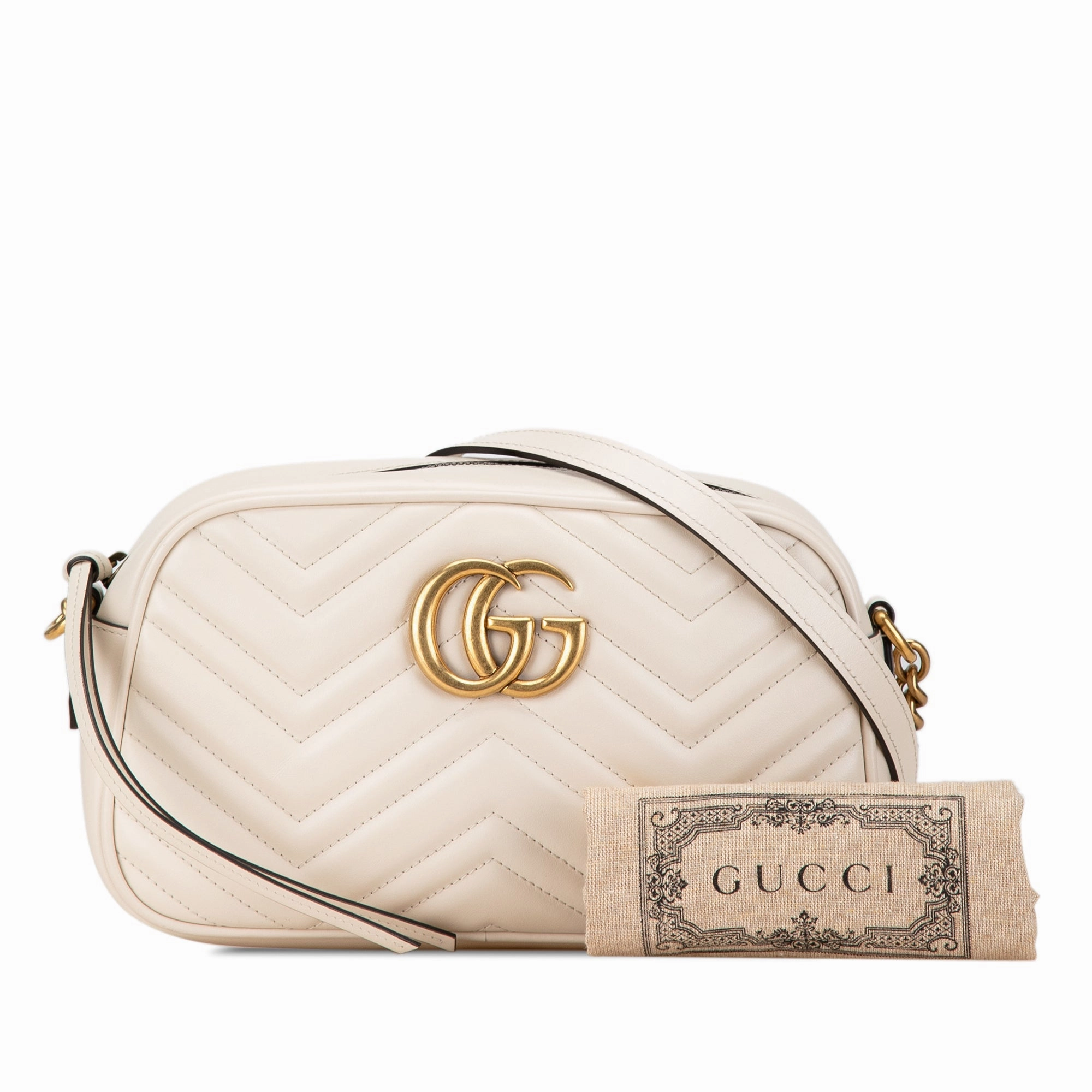 Small GG Marmont Matelasse Leather Crossbody