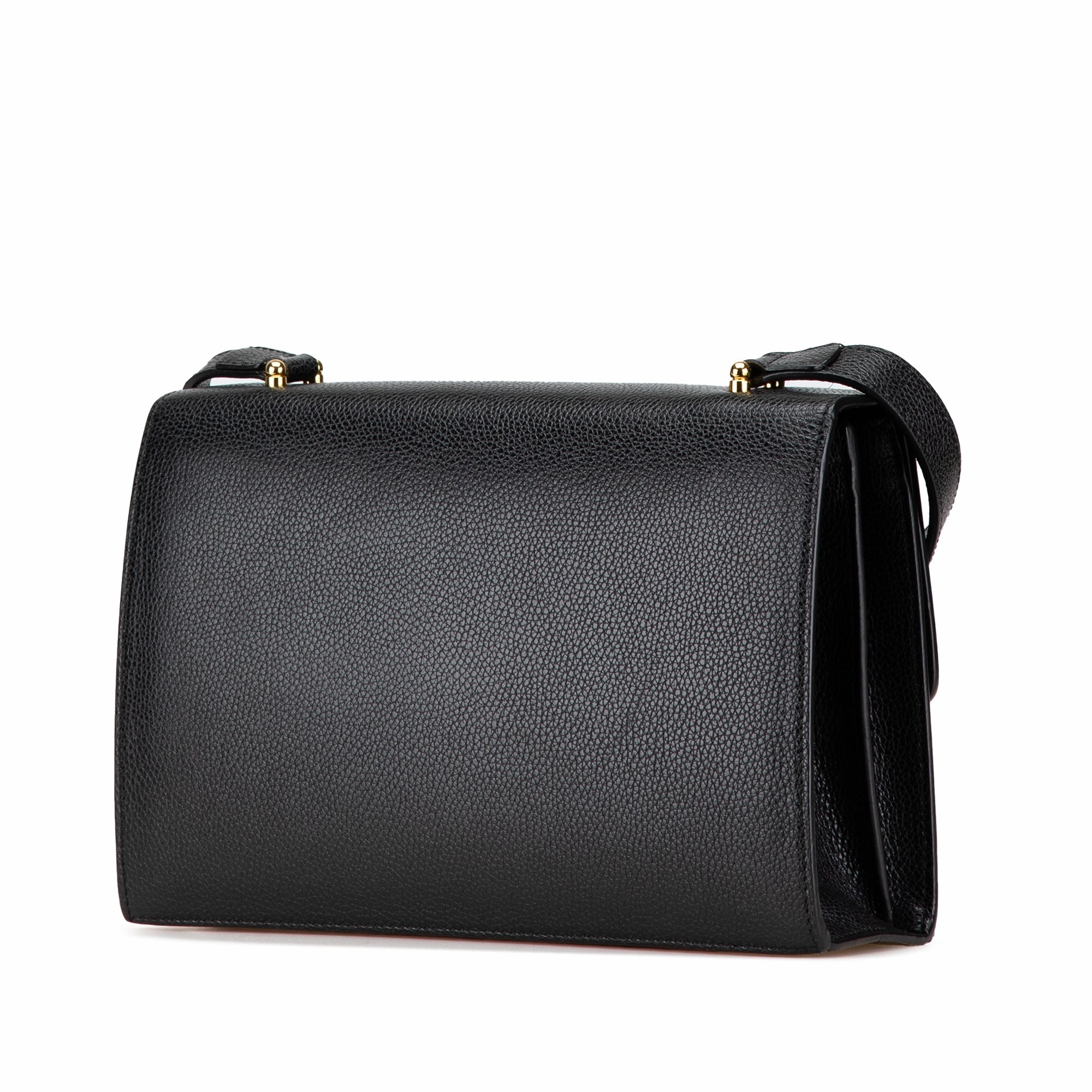Small Grainy Calfskin Zumi Flap Crossbody