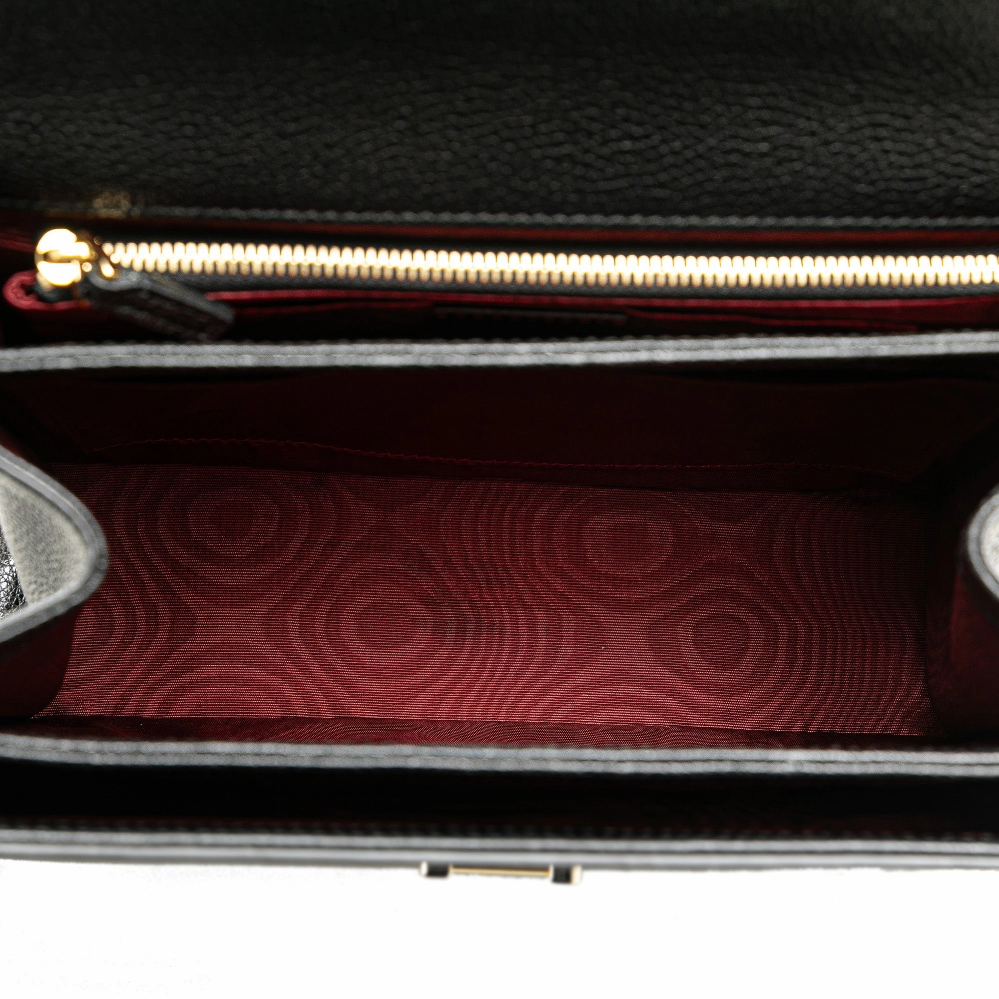Small Grainy Calfskin Zumi Flap Crossbody