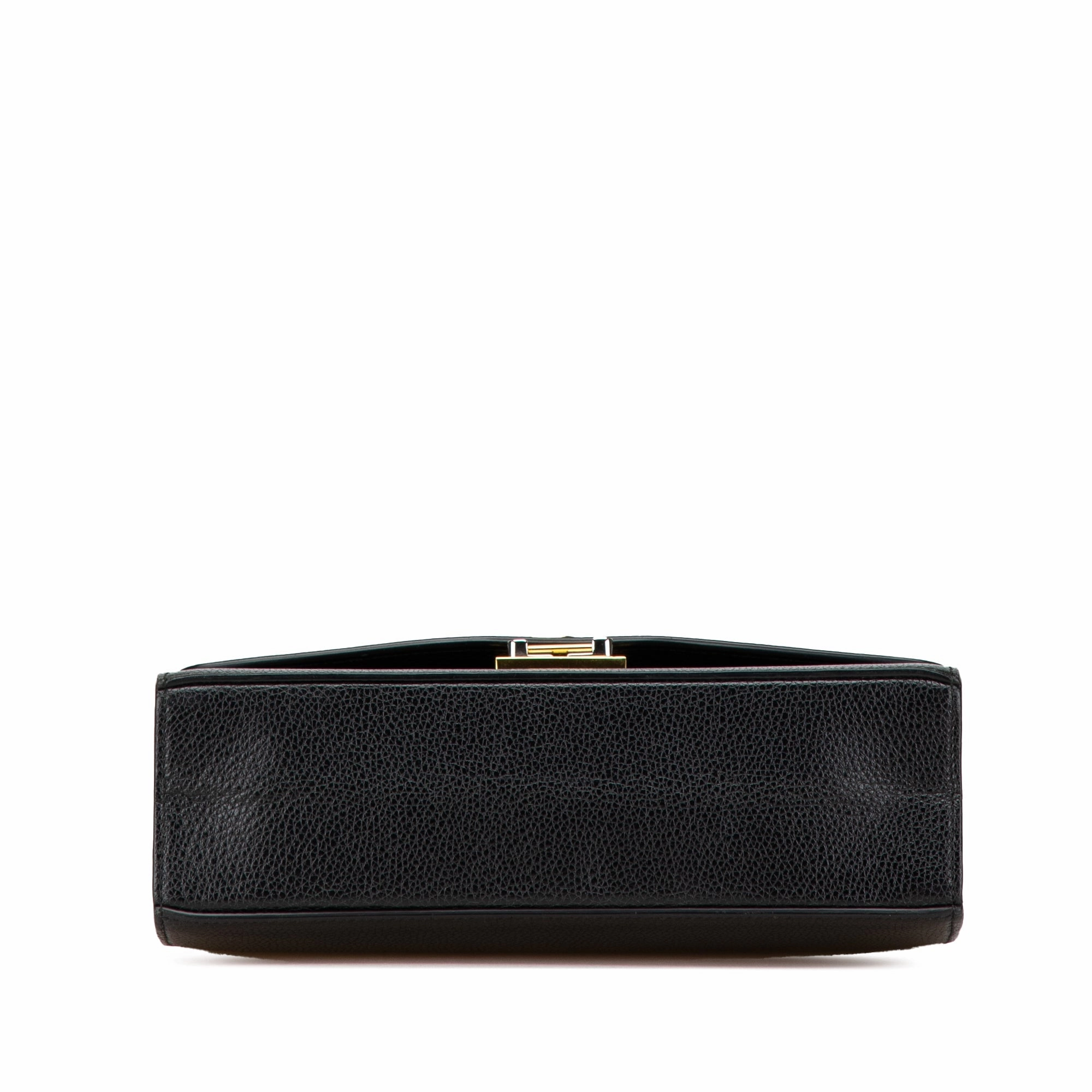 Small Grainy Calfskin Zumi Flap Crossbody