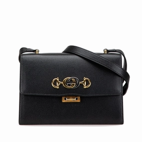 Small Grainy Calfskin Zumi Flap Crossbody