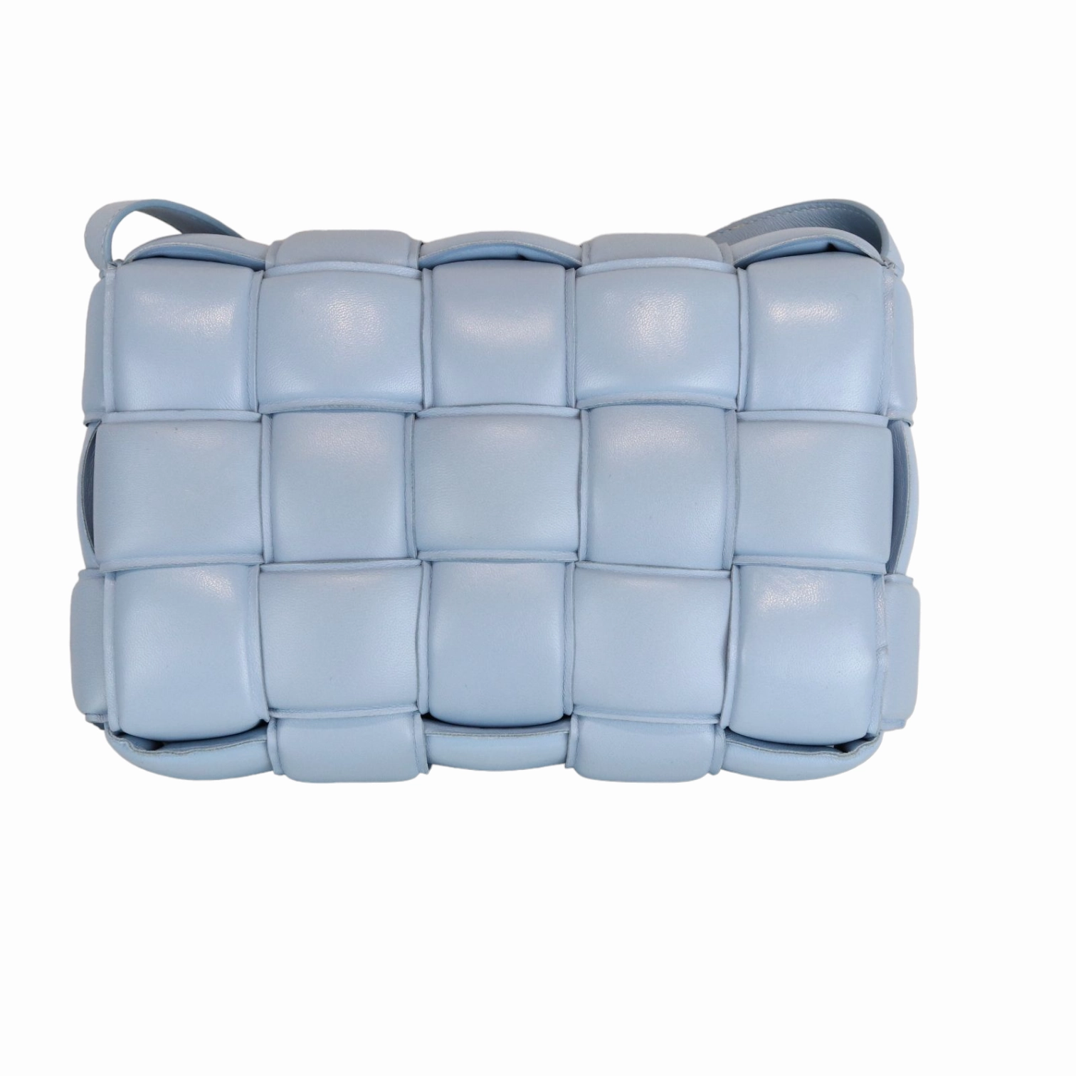 Small Padded Cassette Crossbody Bag Blue GHW