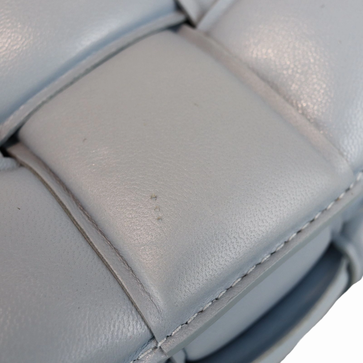 Small Padded Cassette Crossbody Bag Blue GHW