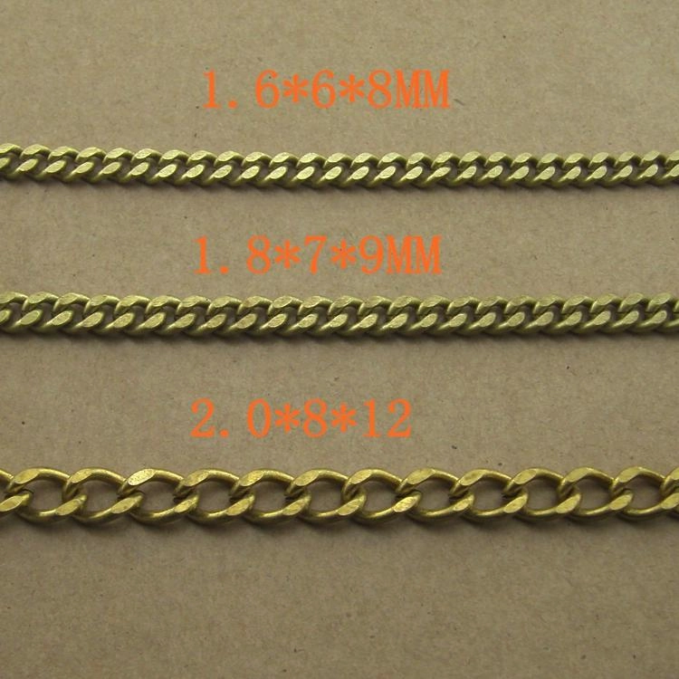Solid Brass 15inch Wallet Chain Cool Punk Rock Biker Trucker Wallet Chain Trucker Wallet Chain for Men