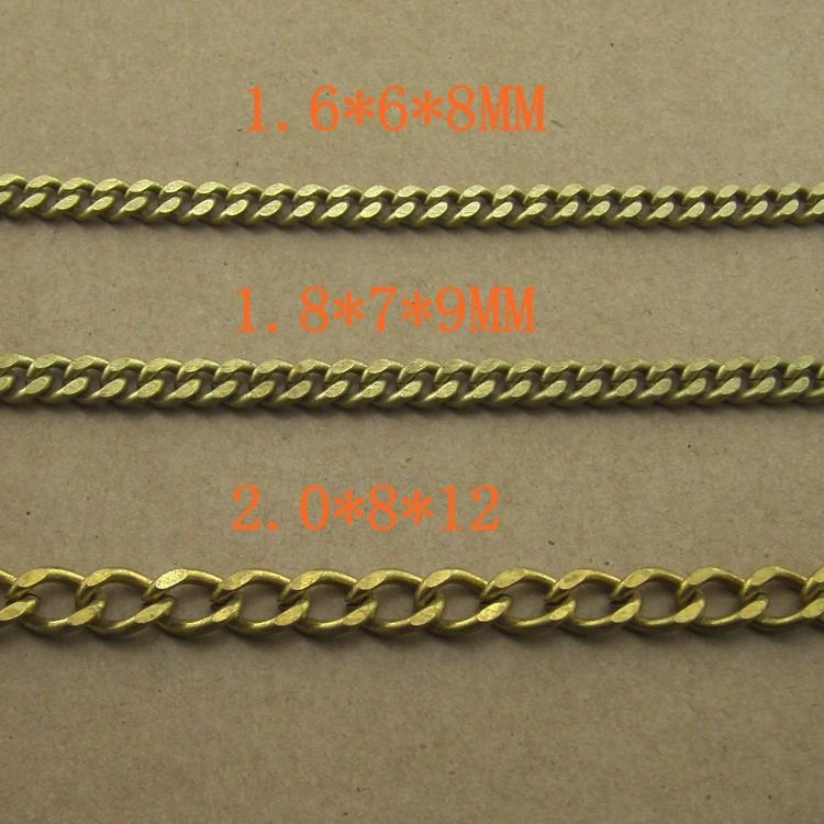 Solid Brass 15inch Wallet Chain Cool Punk Rock Biker Trucker Wallet Chain Trucker Wallet Chain for Men