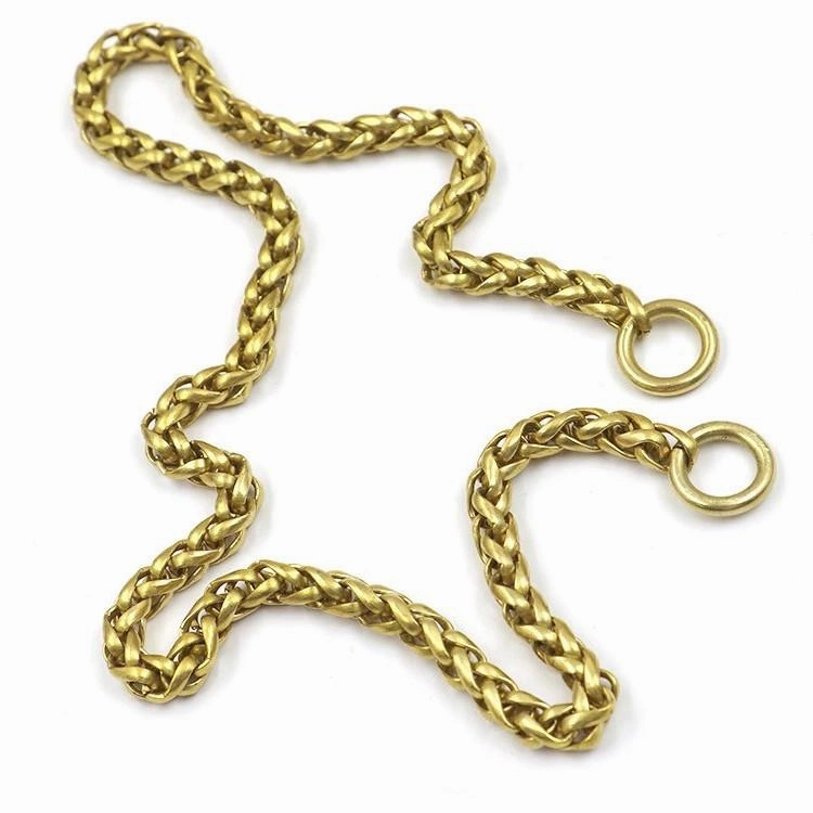 Solid Brass Cool Punk Rock Wallet Chain Biker Trucker Wallet Chain Trucker Wallet Chain for Men