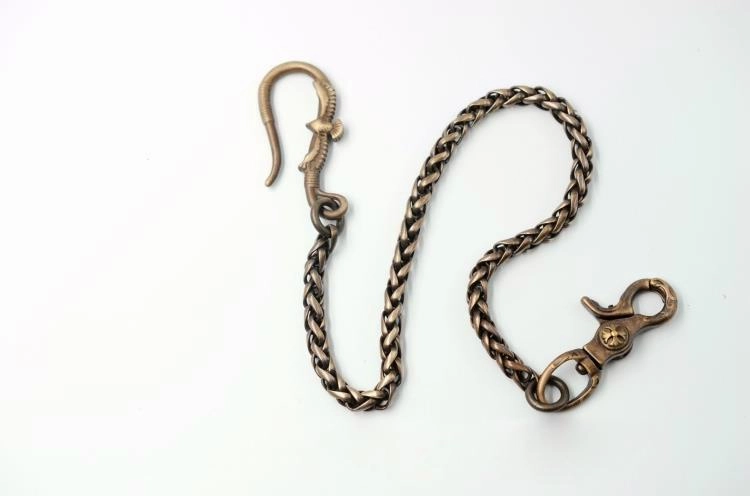 Solid Brass Cool Wallet Chain Biker Wallet Chains Trucker Wallet Chain for Men