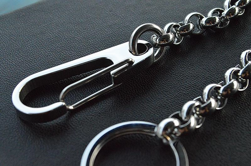 Solid Stainless Steel Cool Punk Rock Wallet Chain Biker Trucker Wallet Chain Trucker Wallet Chain for Men
