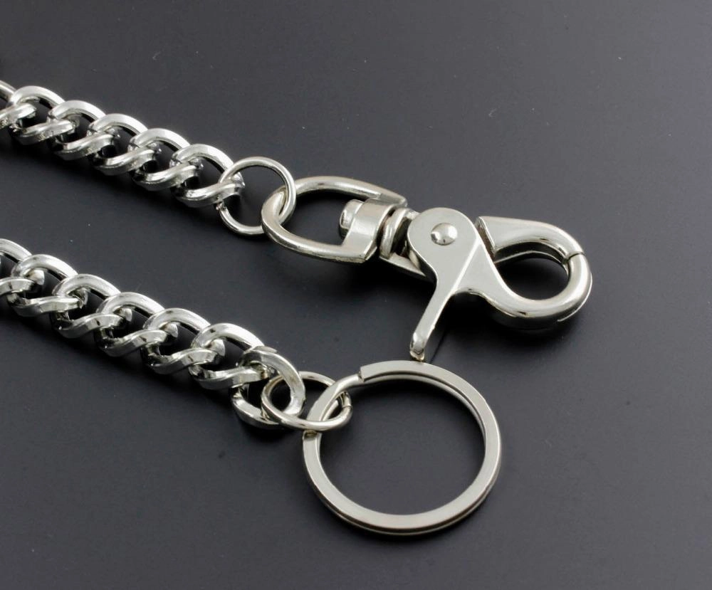 Solid Stainless Steel Cross Wallet Chain Cool Punk Rock Biker Trucker Wallet Chain Trucker Wallet Chain for Men