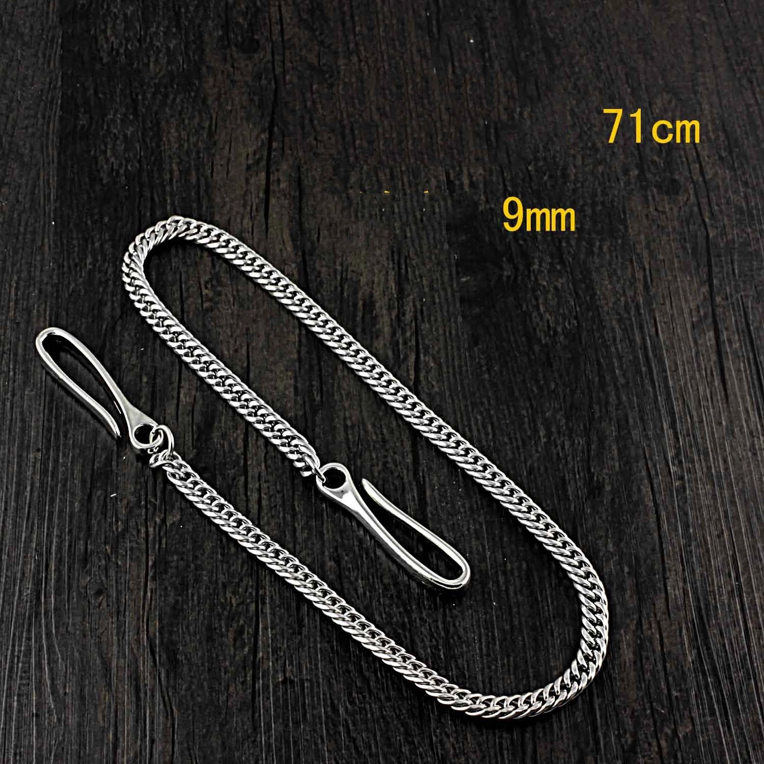 SOLID STAINLESS STEEL Mens BIKER WALLET CHAIN LONG PANTS CHAIN jeans chain jean chain FOR Women MEN