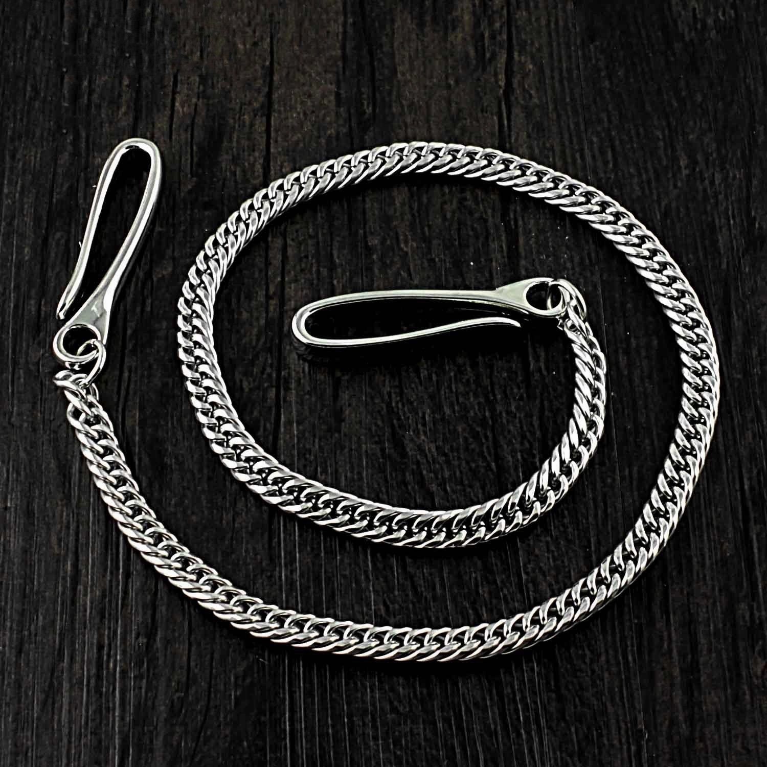 SOLID STAINLESS STEEL Mens BIKER WALLET CHAIN LONG PANTS CHAIN jeans chain jean chain FOR Women MEN