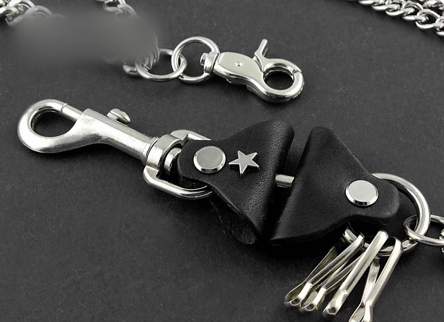 Solid Stainless Steel Wallet Chain Cool Punk Rock Biker Trucker Wallet Chain Trucker Wallet Chain for Men