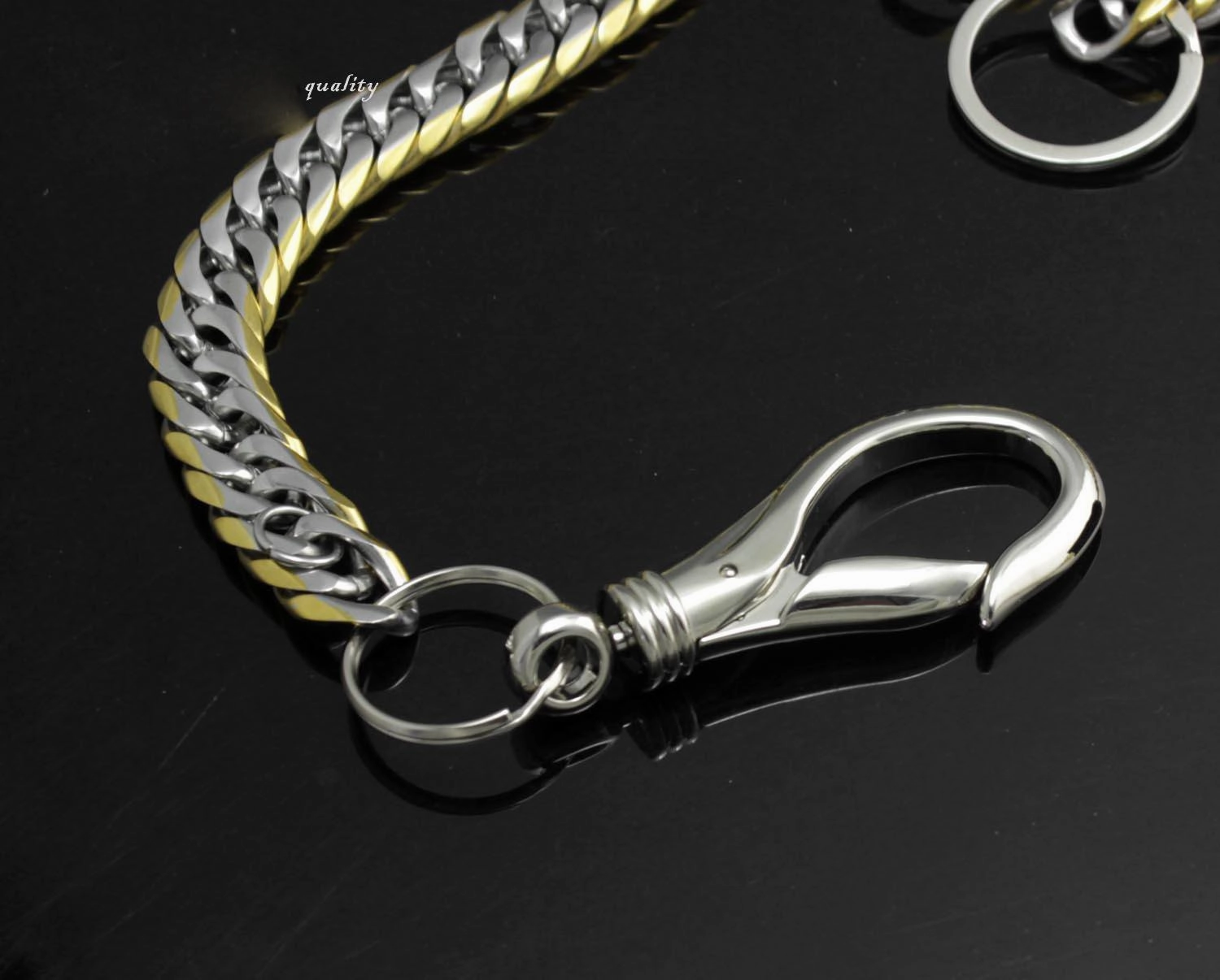 Solid Stainless Steel Wallet Chain Cool Punk Rock Biker Trucker Wallet Chain Trucker Wallet Chain for Men