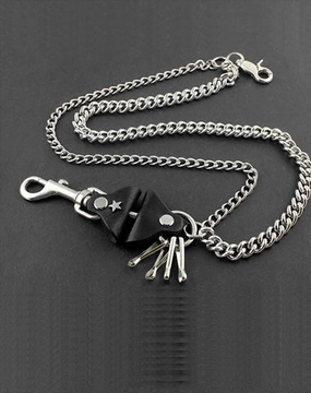 Solid Stainless Steel Wallet Chain Cool Punk Rock Biker Trucker Wallet Chain Trucker Wallet Chain for Men