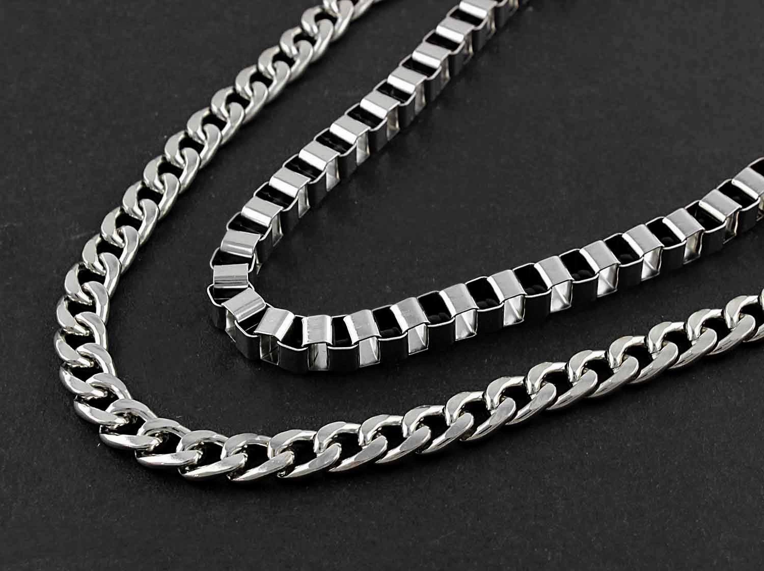 Solid Stainless Steel Wallet Chains Cool Punk Rock Biker Trucker Wallet Chain Trucker Wallet Chain for Men