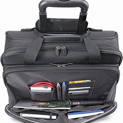 Solo Classic 17.3-Inch Laptop Rolling Case - Black (Pt136-4)