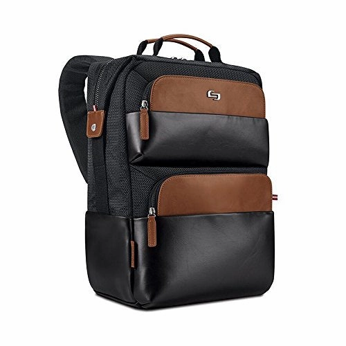 Solo East Hampton 15.6" Laptop Backpack Briefcase, Black, One Size