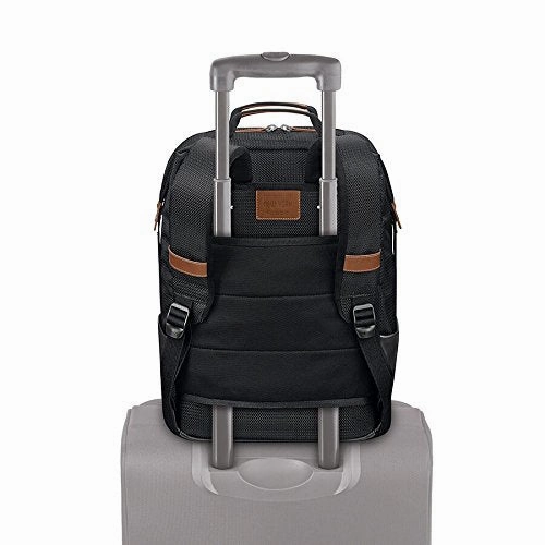 Solo East Hampton 15.6" Laptop Backpack Briefcase, Black, One Size