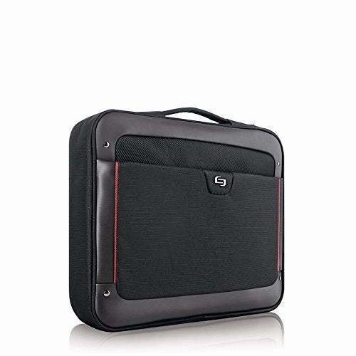 Solo Elite 17.3 Inch Laptop Slim Brief, Black