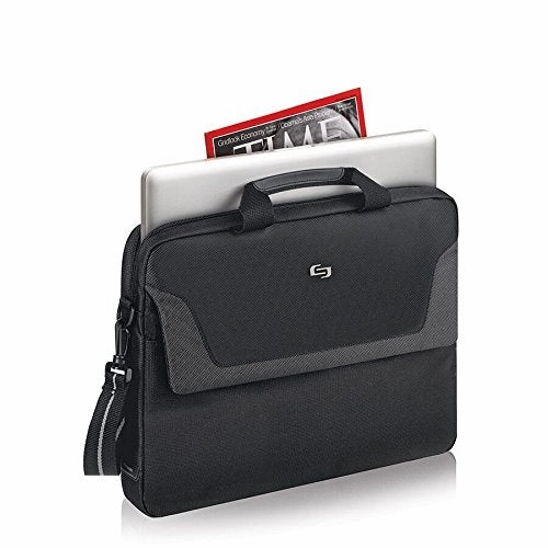 Solo Flatiron 16 Inch Laptop Slim Brief, Black