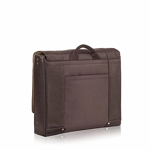 Solo Hudson 16 Inch Leather Laptop Messenger, Espresso