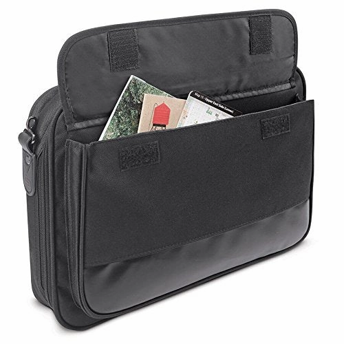 Solo Rockefeller 15.6 Inch Laptop Slim Brief, Black